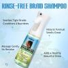 10 FL OZ Rinse-Free Shampoo for Braid, No Water Shampoo for Locs, Braids, Twists, Weaves, Dreadlock, Dry Spray for BuildUp, Odor, Itch & Flakes, No Residue, Chemical Free