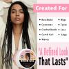 150g Braid Gel with Extra Hold, High Shine for Twists, Locs, Braids & Edge Control – Smooths Frizz, Long-Lasting for Locks, Cornrows 5.3oz (Strawberry Flover)