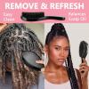 6.8 fl oz Braid Spray Rose Mint for Dreads, Dreadlocks, Locks Spray Rose Water for Itchy Scalp, Shine & Lightweight for Dull Hair Twists, Cornrows, Box Braids Moisturizer(3.4 Fl Oz (Pack of 2))