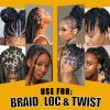 8.8OZ Strong Hold Braiding Gel for Twists, Locs, Cornrows – Tames Frizz, High Shine, No Flake, Easy Edge Control(braid gel-8.8oz)