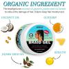 8.8OZ Strong Hold Braiding Gel for Twists, Locs, Cornrows – Tames Frizz, High Shine, No Flake, Easy Edge Control(braid gel-8.8oz-Tea Tree)