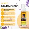 Braid Foam Control Mousse Braiding Mousse No-Water Braid Shampoo for Braids, Twist, Locs – Hair Foaming No Flake Extra Hold – Rinse-Free Dreadlock Shampoo for Build-Up, Odor, Itch & Flakes(2PCS)(braid shampoo & braid mousse-2pcs)
