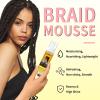 Braid Foam Control Mousse Hair Braiding Mousse for Twist, Locs, Braids Lightweight – Braid Spray Rose Mint for Dreads, Dreadlocks, Locks Spray Rose Water for Itchy Scalp (2PCS)