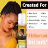 Braid and Loc Mousse for Hair Braiding, Twists, Braids and Locs – No Flake, Extra Hold, High Shine, Moisturizing, Frizz Control, Lightweight, Easy Application, with Leopard Silky Du-rag(braid mousse-leopard)