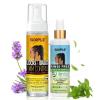 Braid Foam Control Mousse Braiding Mousse No-Water Braid Shampoo for Braids, Twist, Locs – Hair Foaming No Flake Extra Hold – Rinse-Free Dreadlock Shampoo for Build-Up, Odor, Itch & Flakes(2PCS)(braid shampoo & braid mousse-2pcs)