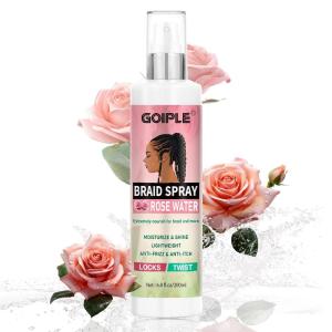 6.8 fl oz Braid Spray Rose Mint for Dreads, Dreadlocks, Locks Spray Rose Water for Itchy Scalp, Shine & Lightweight for Dull Hair Twists, Cornrows, Box Braids Moisturizer(6.8 Fl Oz (Pack of 1))