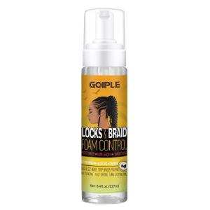 8 fl oz Braid Foam Control Mousse Braiding Hair Mousse for Braids Twist, Locs, No Flake Extra Hold High Shine Style & Moisturizes, Nourishes, Lightweight, Smooth, No Greasy Tea Tree(mix fruit-8fl oz)