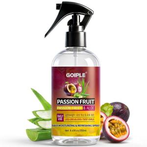 Loc Moisturizing Spray for Dull, Dry Locs – Daily Passion Fruit Hair and Scalp Moisturizer for Dreadlocks, Sisterlocks, Microlocks, Braids- Refreshing Moisturizer Loc Spray for Anti-frizz (8.45fl oz)
