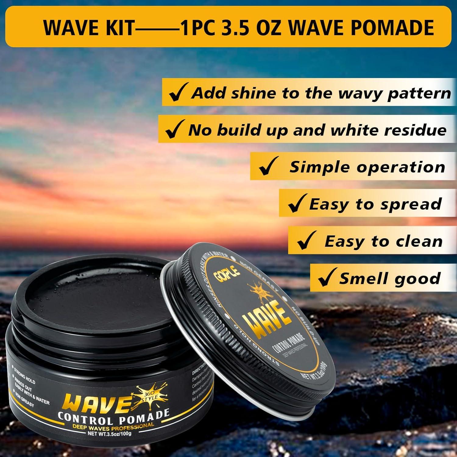 image360 Waves Wash Shampoo Wave Shampoo for Black Men 360 Wave Shampoo Hydration Shampoo Enhance Waves Shampoo Strenghtens Hair Promote Growth Wave Shampoo Easy Wash Hydrate 6 FL OZwhite