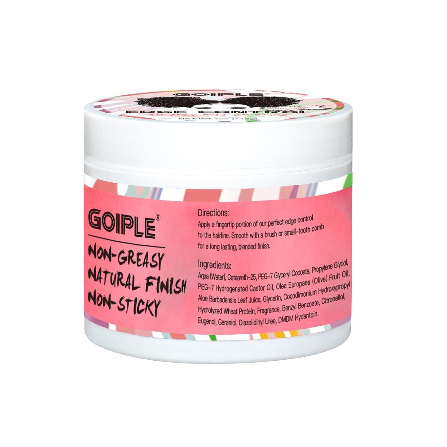 image88oz Edge Control Wax for Women Strong Hold Nongreasy Edge Control Smoother Edge Wax Styling Gel Edge Control for Black Hair No Flaking White Residue Shine and Smooth Sweet Peachedge control4oz