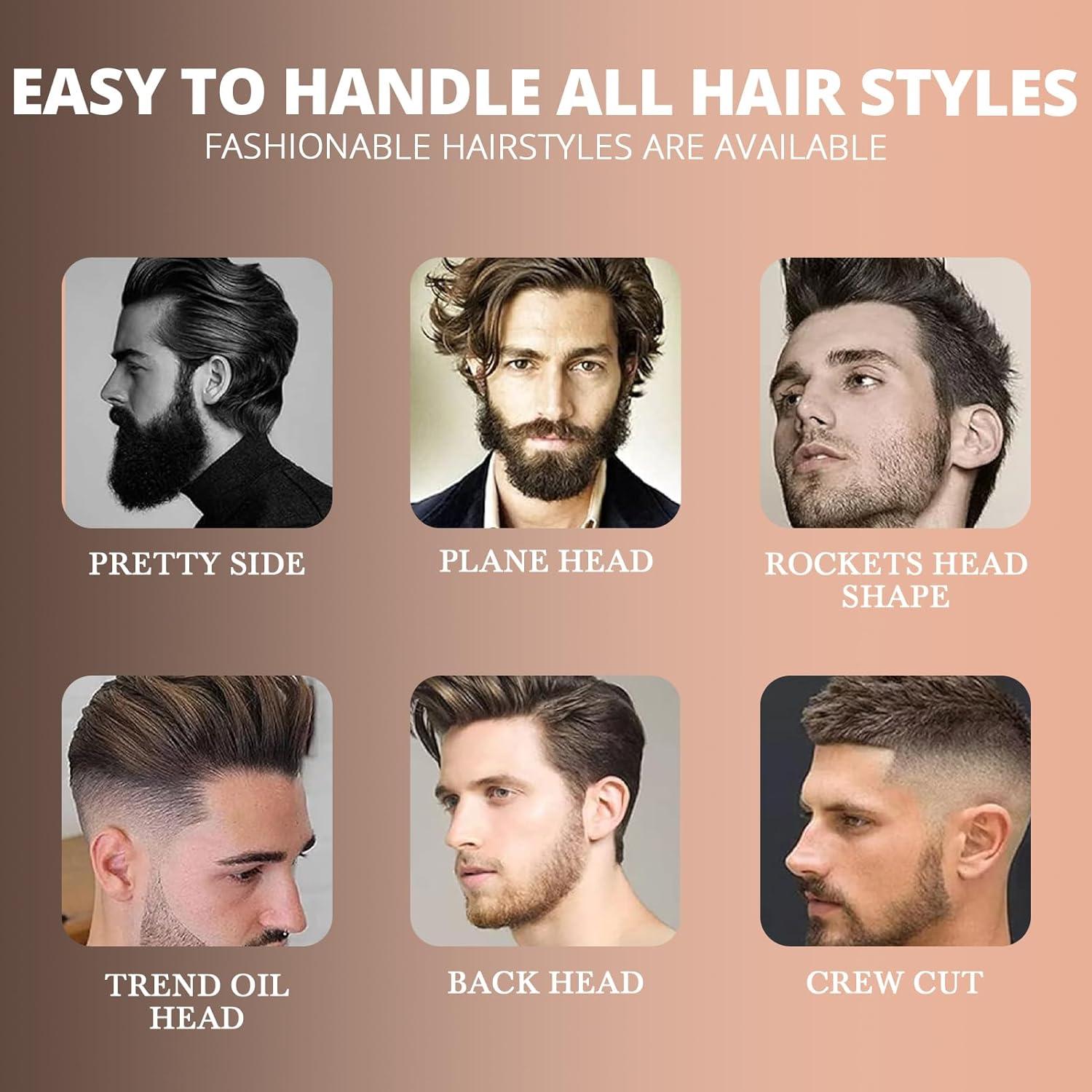 imageHair Styling Clay Matte Finish Hair Paste for Men Water Based Matte Texture Clay Pomade Ideal for All Mens Hair Types 100g 35oz35oz hair clay2pcs