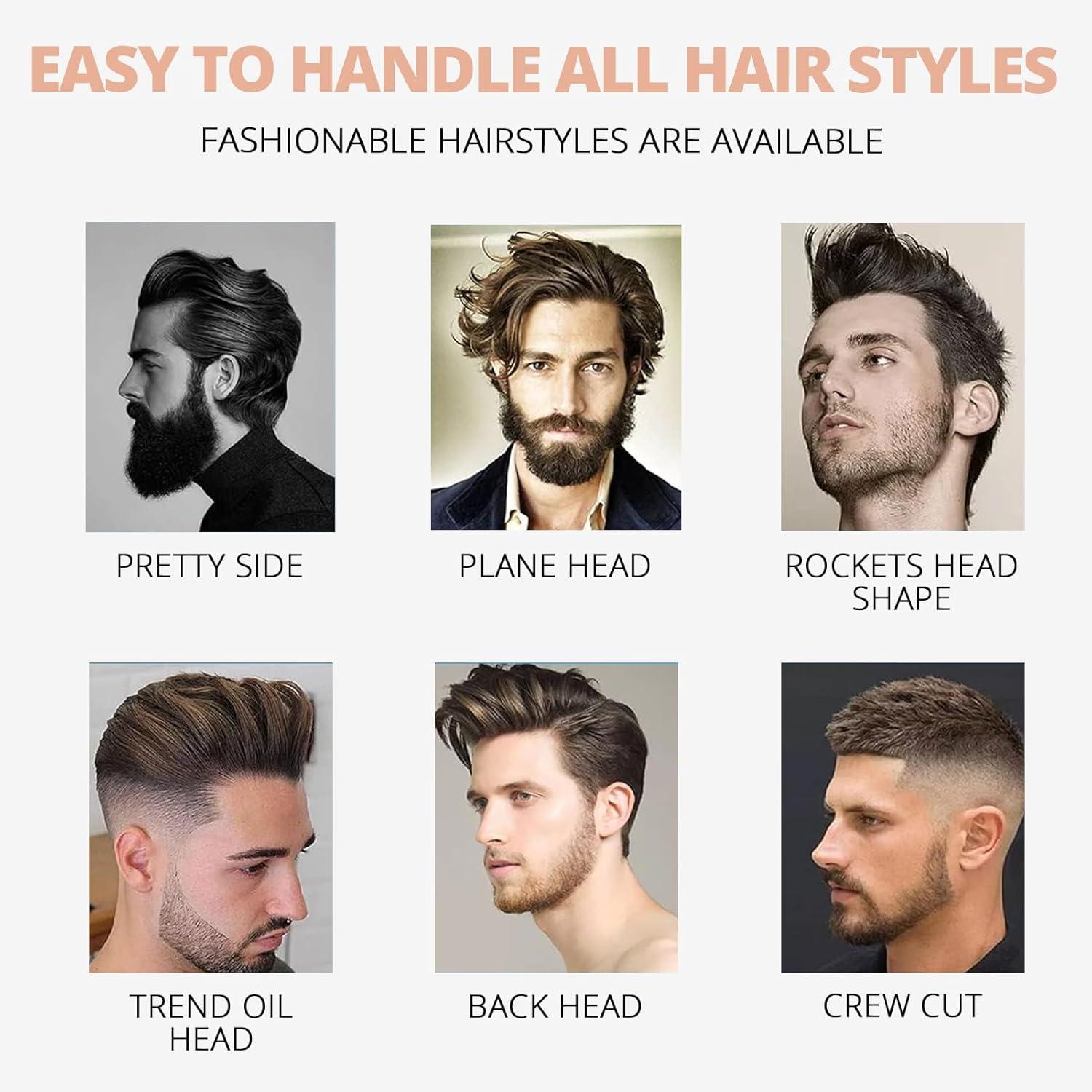 imageHair Styling Clay Matte Finish Hair Paste for Men Water Based Matte Texture Clay Pomade Ideal for All Mens Hair Types 100g 35ozhair clay2pcs