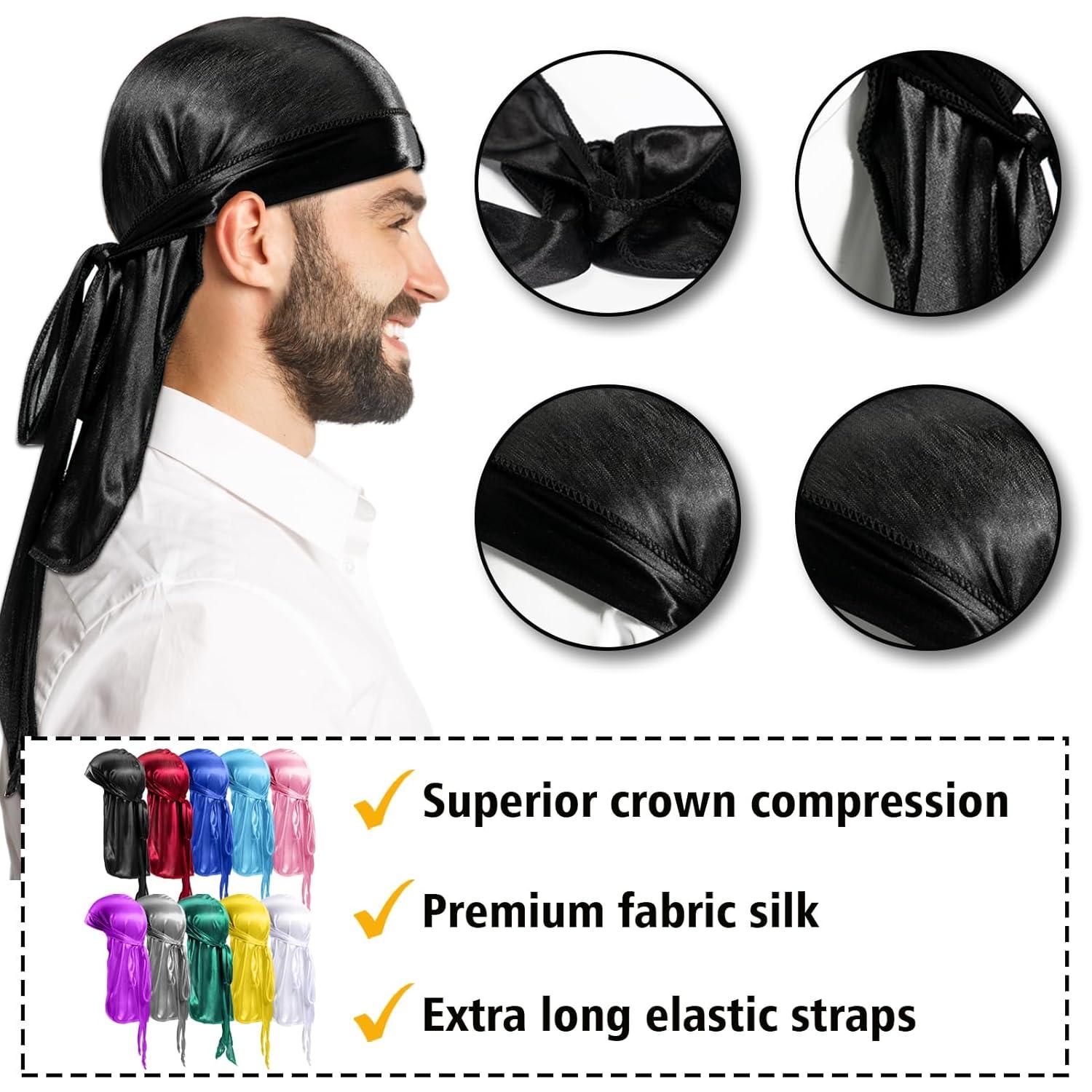 imageNatural Wave Pomade for Men Strong Hold Easy Wash 360 Wave Training Hair Cream Waves Grease for Men Promotes Layered Waves Moisture Control and Silky Shine 4ozpoamdebutterdurags14pcs
