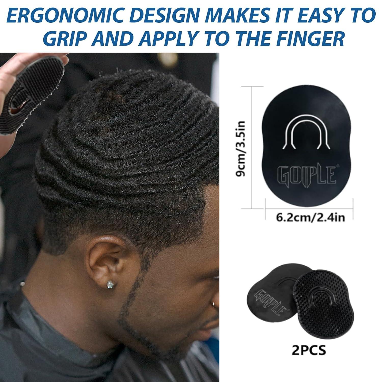 imageWave Pomade 360 Greasy Pomade Wave Styler Brush Great for Wolfing Boar Bristle Beard amp Wave Brush for Barbers amp Daily Use Styling Set for Men 360 Easy Wash 360 Wave Training Hair Cream067 Ounce Pack of 6
