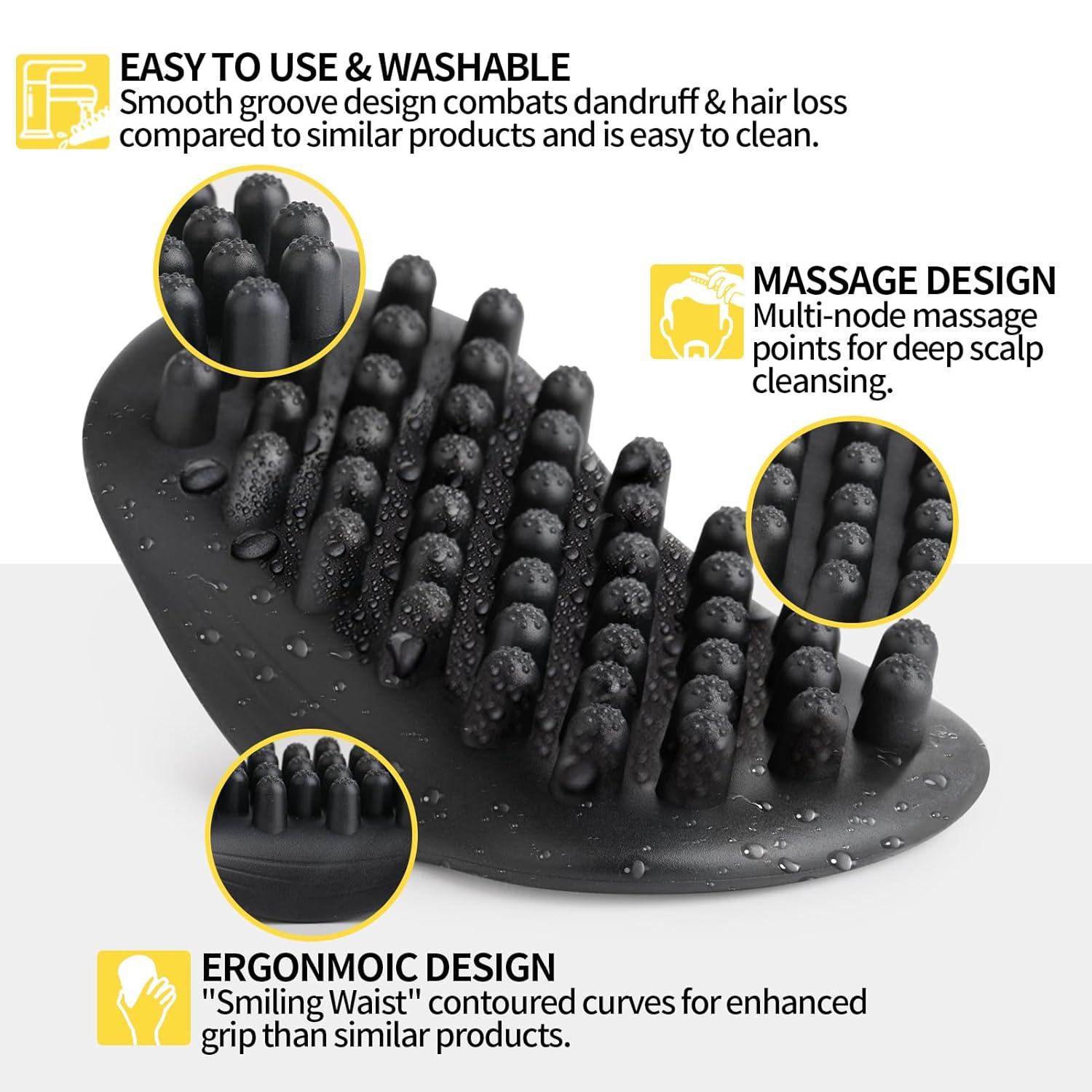 imageWave Pomade Hair Twist Sponge Brush Twist Styler for Black Men Washable Afro Curl Sponge Racket for Barbers amp Daily Use Ideal for Curly Rubber Large Tooth Brush Hair Pomade Styling Set