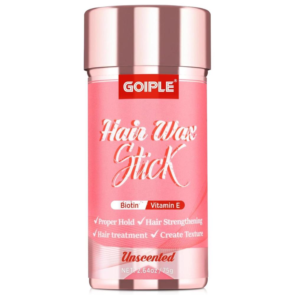 imageGoiple Hair Wax Stick for Hair Nongreasy Styling Hair Pomade Stick Hair Styling Waxes Nourishing Accessories for Men Women amp Kids Wax Stick for Flyaways Hair Care Slick Back Stickhair wax stick264oz