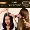 2PCS Boar Bristle Hair Brush Slick Back Hair Brush for Sleek Ponytail Bun & Smoothing Baby Hairs- Soft Smoothing to Style,Polish & Lay Hair Down Flat- Wooden Brush Teasing Hairbrush for Men Women