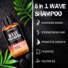 360 Waves Wash Shampoo -Wave Shampoo for Black Men 360 Wave Shampoo Hydration Shampoo Enhance Waves Shampoo Strenghtens Hair Promote Growth Wave Shampoo Easy Wash Hydrate (6 FL OZ)(wave shampoo-4pcs)