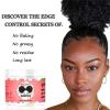 8.8oz Edge Control Wax for Women Strong Hold Non-greasy Edge Control Smoother Edge Wax Styling Gel Edge Control for Black Hair No Flaking, White Residue, Shine and Smooth (Sweet Peach)(edge control-4oz)