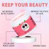 8.8oz Edge Control Wax for Women Strong Hold Non-greasy Edge Control Smoother Edge Wax Styling Gel Edge Control for Black Hair No Flaking, White Residue, Shine and Smooth (Sweet Peach)(edge control-8pcs)