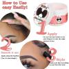 8.8oz Edge Control Wax for Women Strong Hold Non-greasy Edge Control Smoother Edge Wax Styling Gel Edge Control for Black Hair No Flaking, White Residue, Shine and Smooth (Sweet Peach)(edge control-8oz)