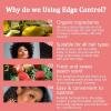 8.8oz Edge Control Wax for Women Strong Hold Non-greasy Edge Control Smoother Edge Wax Styling Gel Edge Control for Black Hair No Flaking, White Residue, Shine and Smooth (Sweet Peach)(edge control-6pcs)