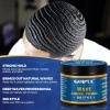 Curved 360 Wave Brush For Black Men Medium Hard Palm Brush for Laying Down Waves Made with Natural Boar Bristle and Wood Easy to Hold | Wave Pomade Strong Hold for Creating 360 Layer Hair Waves
