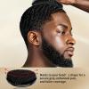 Curved 360 Wave Brush For Men – Medium Hard Palm Brush for Laying Down 360 Waves Made with Natural Boar Bristle and Wood Easy to Hold – Strong Hold Travel Size Wave Pomade Greasy 360 Layer Hair Waves