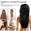 Edge Control Wax Strong Hold Non-greasy Hair Styling Gel – Edge Wax No Flaking Edge Control for Black Hair Edge Wax for Women Rose&Black Castor Oil for Hair Growth Edge Brush Hair Braid Bonnet(Edge Control-5pcs)