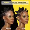Edge Control Wax for Women Strong Hold Non-greasy, 4 OZ Edge Wax Styling Gel for Black Women Hair No Flaking, White Residue, Shine and Smooth, Long Lasting For All Hair Types (Pineapple Scent)(4 Ounce)