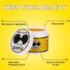 Edge Control Wax for Women Strong Hold Non-greasy, 4 OZ Edge Wax Styling Gel for Black Women Hair No Flaking, White Residue, Shine and Smooth, Long Lasting For All Hair Types (Pineapple Scent)(4 Ounce)