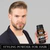 Goiple 3PCS Hair Styling Powder 1.05oz Natural Look Styling for Men Volumizing & Texturizing Powder Flexible Hold Easy to Apply Texture with No Oil/Greasy/Residue(hair powder-2pcs)