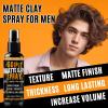 Goiple Matte Clay Hair Texturizing & Volumizing Spray- Mens Hair Product Clay Texture Spray Lightweight Paste Pomade Incease Volume Leaves Hair Soft & Manageable Matte Finish & Long-Lasting 3.4fl oz