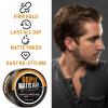 Hair Styling Clay, Matte Finish Hair Paste for Men, Water Based Matte Texture, Clay Pomade Ideal for All Men’s Hair Types 100g (3.5oz)(hair clay-3pcs)