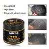 Natural Wave Pomade for Men Strong Hold, Easy Wash 360 Wave Training Hair Cream, Waves Grease for Men Promotes Layered Waves, Moisture, Control and Silky Shine 4oz(wave pomade&butter-5pcs)