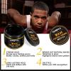 Natural Wave Pomade for Men Strong Hold, Easy Wash 360 Wave Training Hair Cream, Waves Grease for Men Promotes Layered Waves, Moisture, Control and Silky Shine 4oz(wave pomade&butter-5pcs)