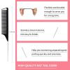 Slick Back Hair Brush & Wax Stick Set for Slick Back Hair – Teasing Boar Bristle Hair Brush for Sleek, Control, Flyaways & Baby Hairs – Wax Stick for Women Sectioning & Smoothing Ponytail Bun(Black)