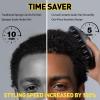 Twist Styler Brush for Black Men – Premium Durable Washable Hair Sponges Curls with Ergonomic Grip, Suitable for Afro 4C Hair & Coiled Textures – Home Styling Essential Hair Brush for Men & Barbers