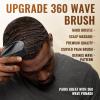Wave Pomade 360 Greasy Pomade Wave Styler Brush Great for Wolfing, Boar Bristle Beard & Wave Brush for Barbers & Daily Use, Styling Set for Men 360 Easy Wash 360 Wave Training Hair Cream(2 Ounce (Pack of 2))