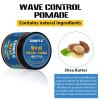 Wave Pomade 360 Greasy Pomade Wave Styler Brush Great for Wolfing, Boar Bristle Beard & Wave Brush for Barbers & Daily Use, Styling Set for Men 360 Easy Wash 360 Wave Training Hair Cream(4 Ounce (Pack of 1))