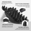 Wave Pomade Twist Sponge Brush Twist Styler Comb for Black Men – Washable Afro Curl Sponge Racket for Barbers & Daily Use, Ideal for Curly, Coiled, 4C Hair – Hair Pick Comb Rose Water Spray Set
