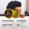 Wave Pomade Twist Sponge Brush Twist Styler Comb for Black Men – Washable Afro Curl Sponge Racket for Barbers & Daily Use, Ideal for Curly, Coiled, 4C Hair – Hair Pick Comb Rose Water Spray Set