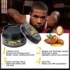Wave Pomade for Men Strong Hold Easy Wash Hair Cream Grease, Promotes Layered Waves, Moisture, Shine, Brush and Durag Cap Set