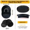 Wave Pomade for Men Strong Hold Easy Wash Hair Cream Grease, Promotes Layered Waves, Moisture, Shine, Brush and Durag Cap Set