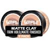 Hair Styling Clay, Matte Finish Hair Paste for Men, Water Based Matte Texture, Clay Pomade Ideal for All Men’s Hair Types 100g (3.5oz)(3.5oz hair clay-2pcs)