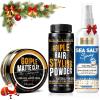 Hair Styling Clay, Matte Finish Hair Paste for Men, Water Based Matte Texture, Clay Pomade Ideal for All Men’s Hair Types 100g (3.5oz)(hair clay-3pcs)