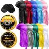 Natural Wave Pomade for Men Strong Hold, Easy Wash 360 Wave Training Hair Cream, Waves Grease for Men Promotes Layered Waves, Moisture, Control and Silky Shine 4oz(poamde&butter&durags-14pcs)