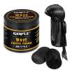 Natural Wave Pomade for Men Strong Hold, Easy Wash 360 Wave Training Hair Cream, Waves Grease for Men Promotes Layered Waves, Moisture, Control and Silky Shine 4oz(4oz wave pomade-4pcs)