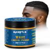 Wave Pomade 360 Greasy Pomade Wave Styler Brush Great for Wolfing, Boar Bristle Beard & Wave Brush for Barbers & Daily Use, Styling Set for Men 360 Easy Wash 360 Wave Training Hair Cream(4 Ounce (Pack of 1))