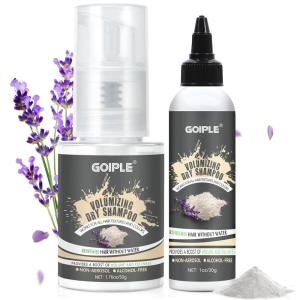 Dry Shampoo Powder Spray Formulated to Absorb Oil, Volumizing, Refresh Hair, Balance the Scalp and Extend Time Between Washes – Waterless Shampoo Natural & Organic Ingredients for Men Women(1+1.76 oz)